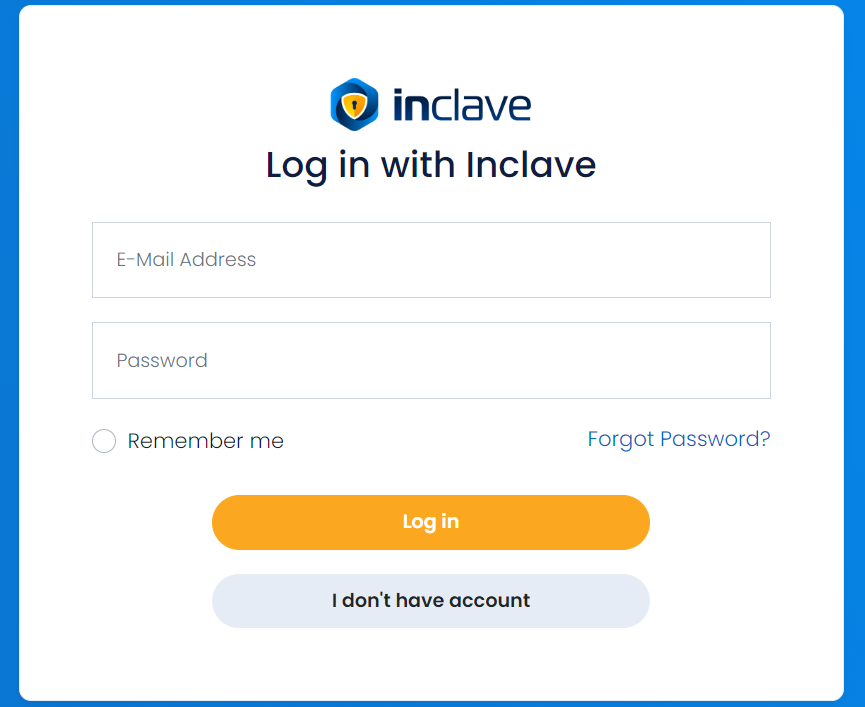 Connexion casino avec Inclave