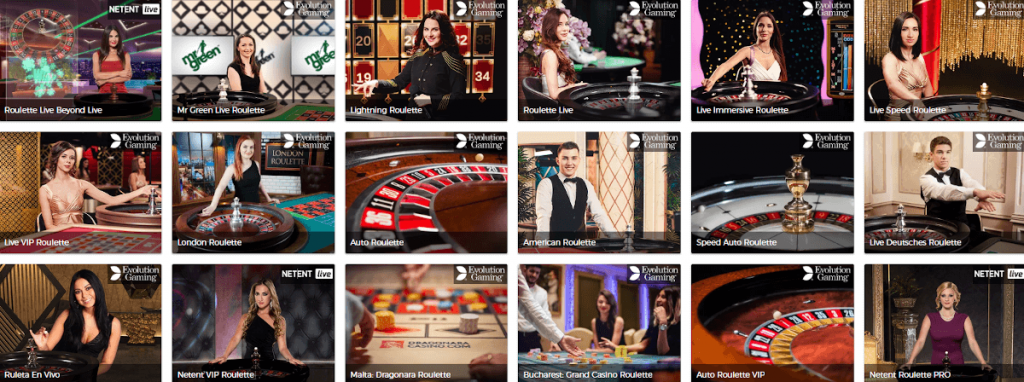 roulette live casino