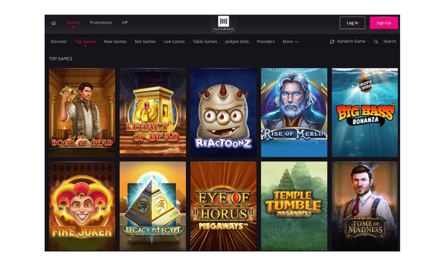 Les meilleurs jeux de Playgrand